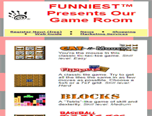 Tablet Screenshot of games.funniest.com